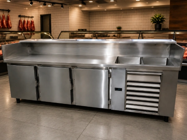 Balcão Refrigerado Com Tampo — J Inox Cozinhas