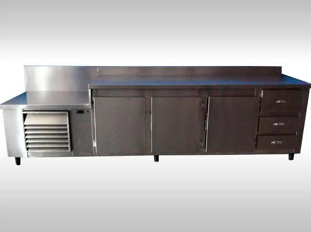 Projeto de cozinha industrial em inox